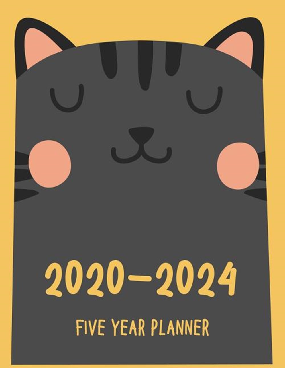 2020-2024 Five Year Planner 2020-2024 planner. Monthly Schedule Organizer -Agenda Planner For The Ne
