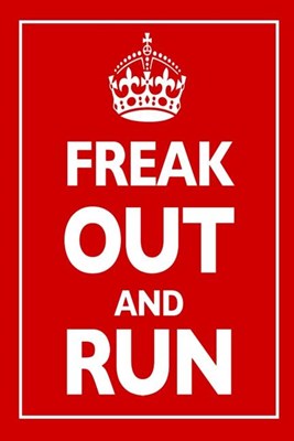 Freak Out And Run: Freak Out And Run: Running Log: Gifts for Run Lovers [ Softback * Large (8" x 10") * Keep Calm * 150 Spacious Record P