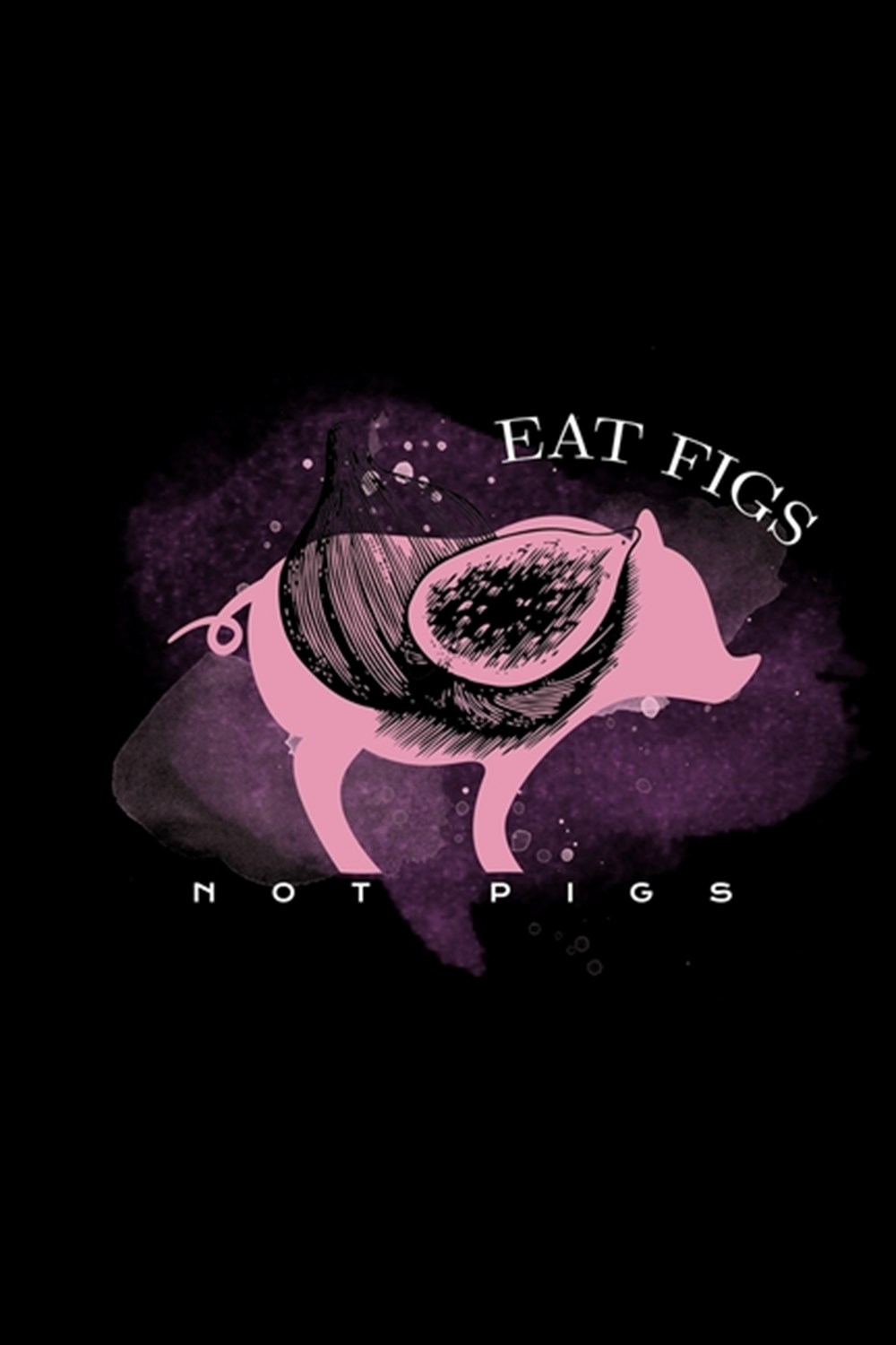 Eat Figs Not Pigs Blank Cookbook Journal to Write in Recipes and Notes to Create Your Own Family Fav