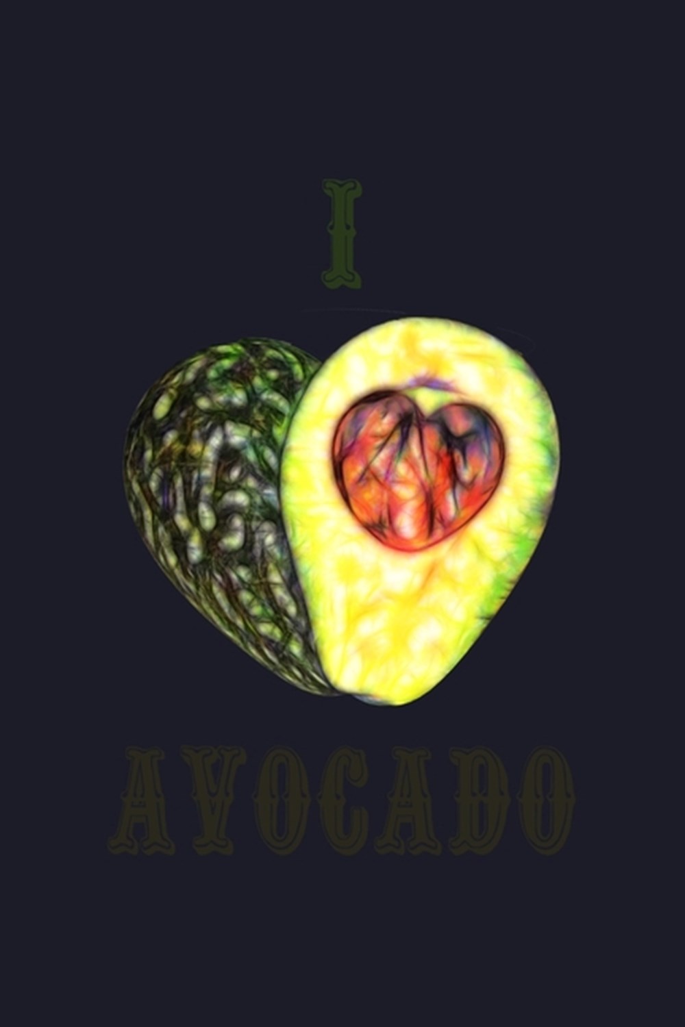 I Love Avocado Blank Cookbook Journal to Write in Recipes and Notes to Create Your Own Family Favori