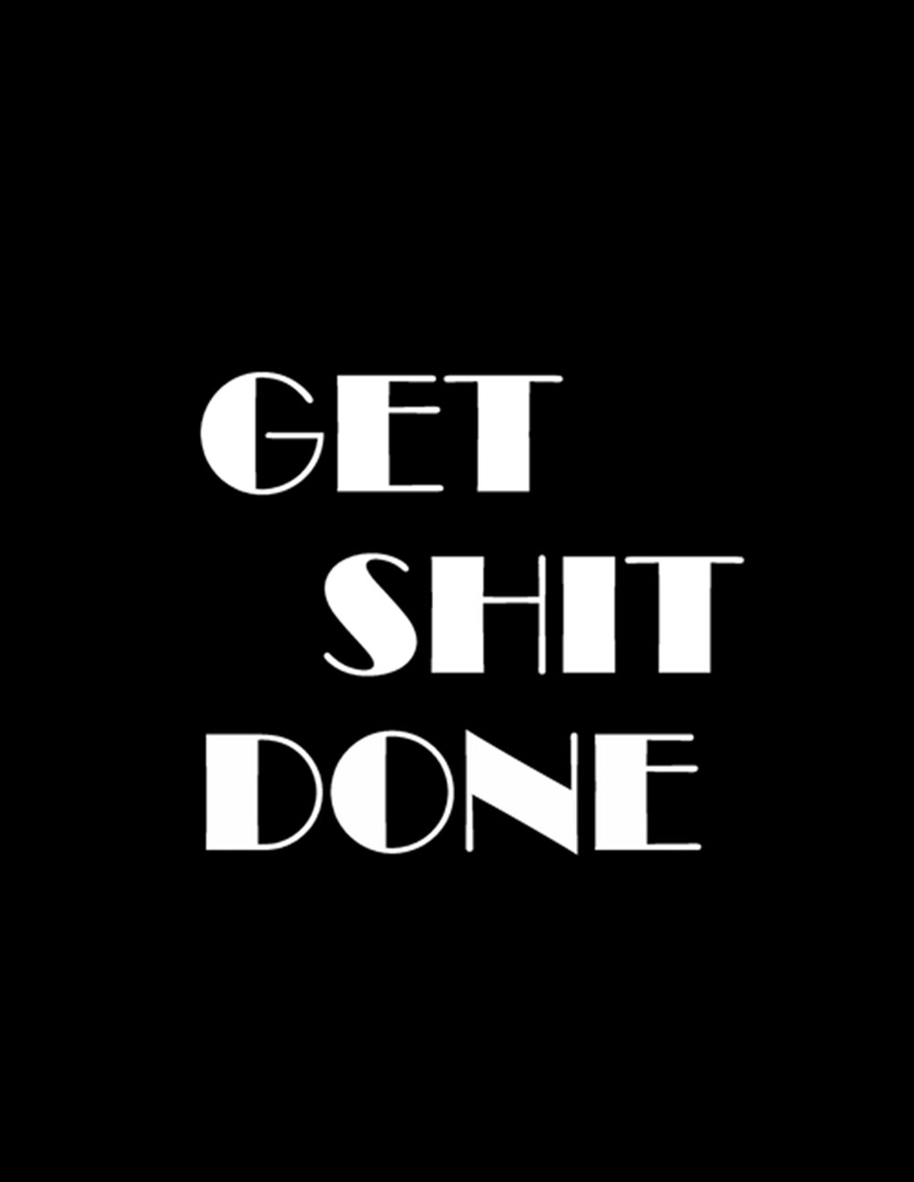 Get Shit Done 2019-2020 Weekly Planner - December 1,2019 to December 31, 2020 - Weekly & Monthly Vie