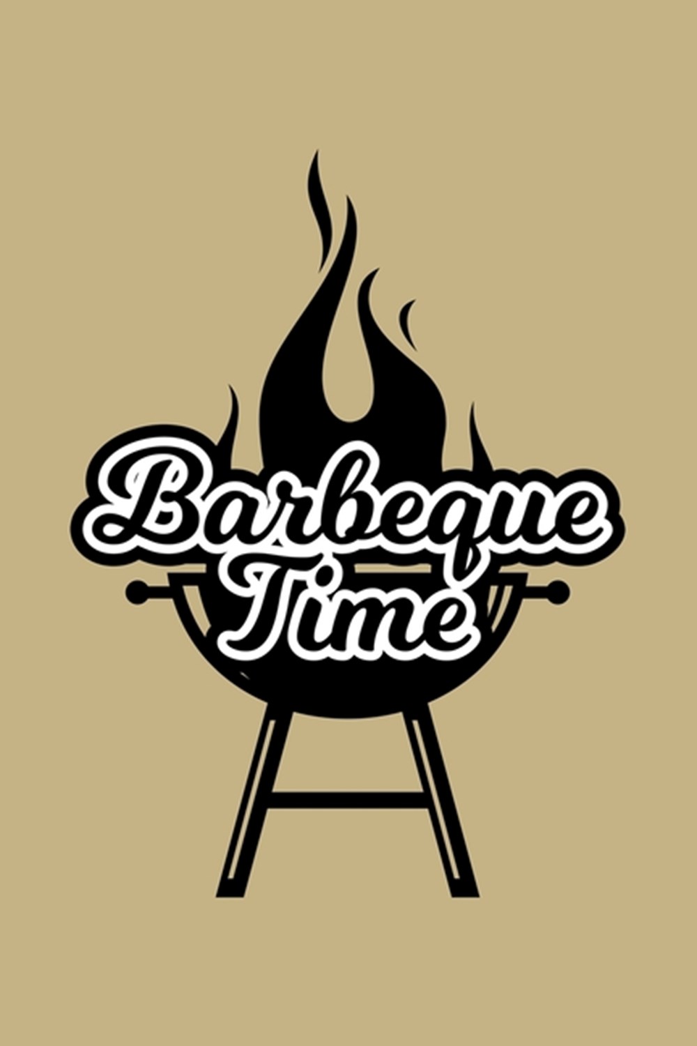 Barbeque Time Blank Cookbook Journal to Write in Recipes and Notes to Create Your Own Family Favorit