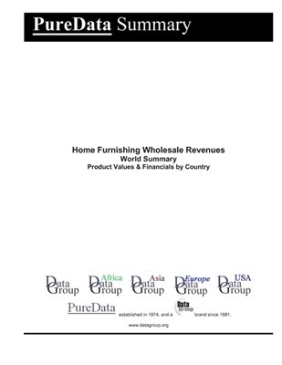 Home Furnishings Wholesale Revenues World Summary: Product Values & Financials by Country
