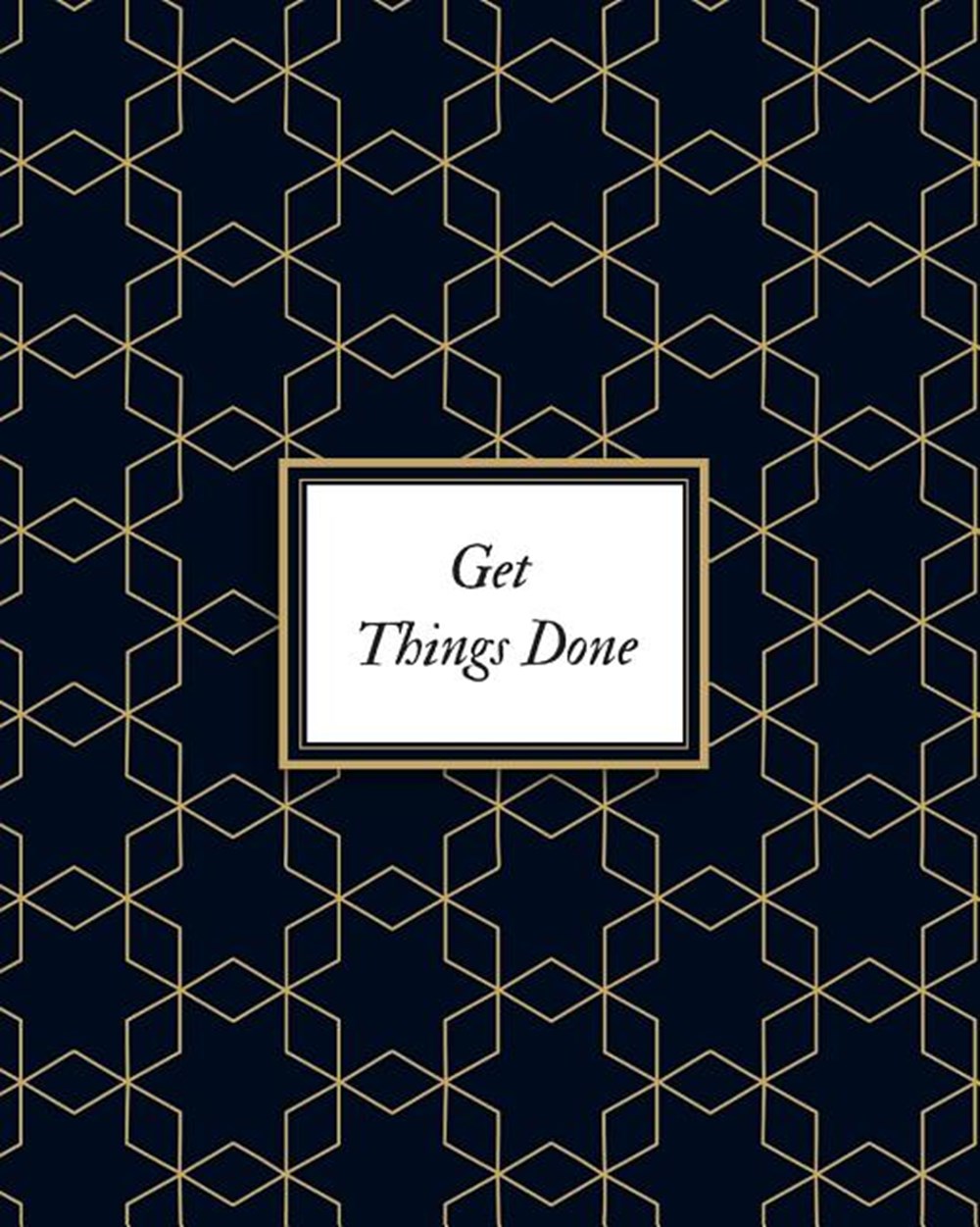 Get Things Done Daily & Weekly Productivity Planner - At-A-Glance Weekly Diary Schedule - Undated Di