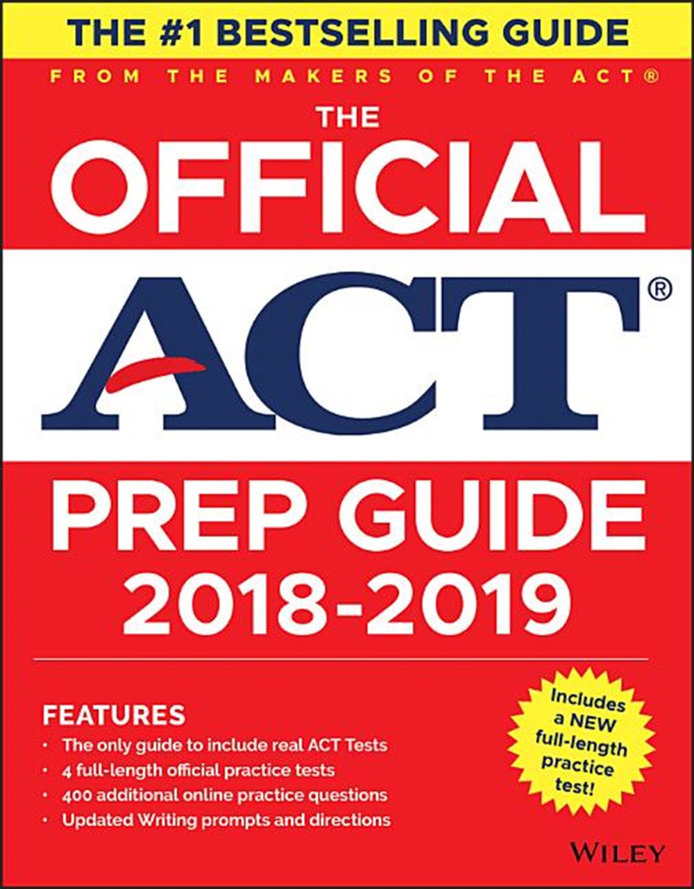 Official ACT Prep Guide, 2018-19 Edition (Book + Bonus Online Content) (2019-20 (Book + Bonus Online