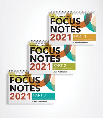  Wiley CIA Exam Review Focus Notes 2021: Complete Set