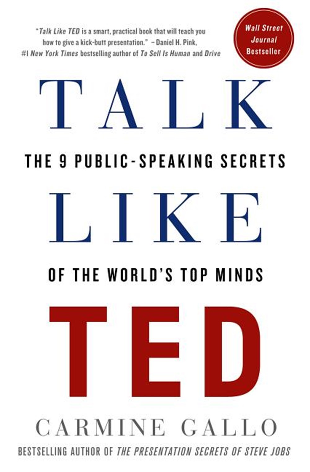 Talk Like Ted The 9 Public-Speaking Secrets of the World's Top Minds