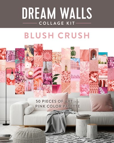 Dream Walls Collage Kit: Blush Crush: 50 Pieces of Art in a Pink Color Palette