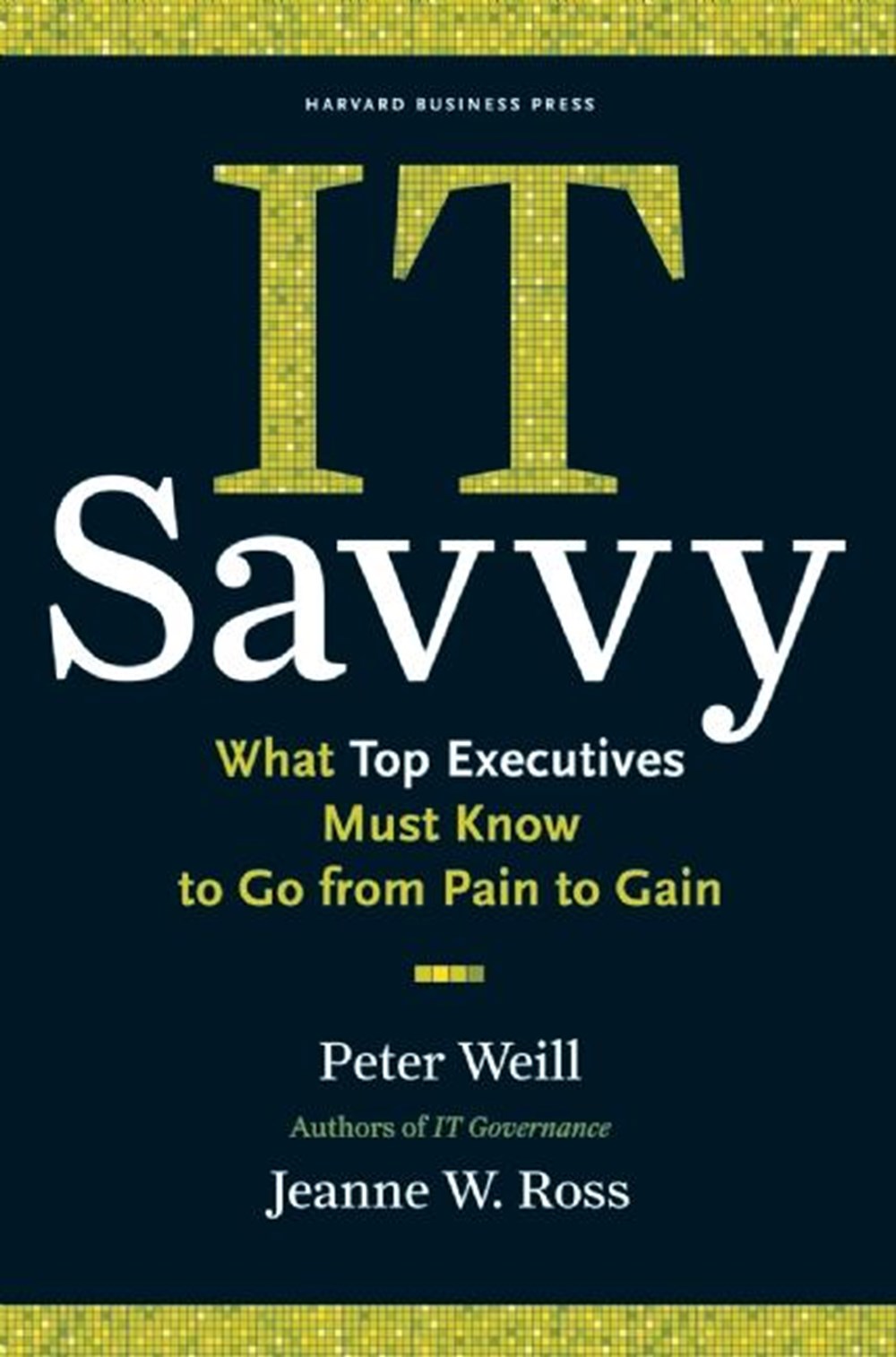 It Savvy What Top Executives Must Know to Go from Pain to Gain