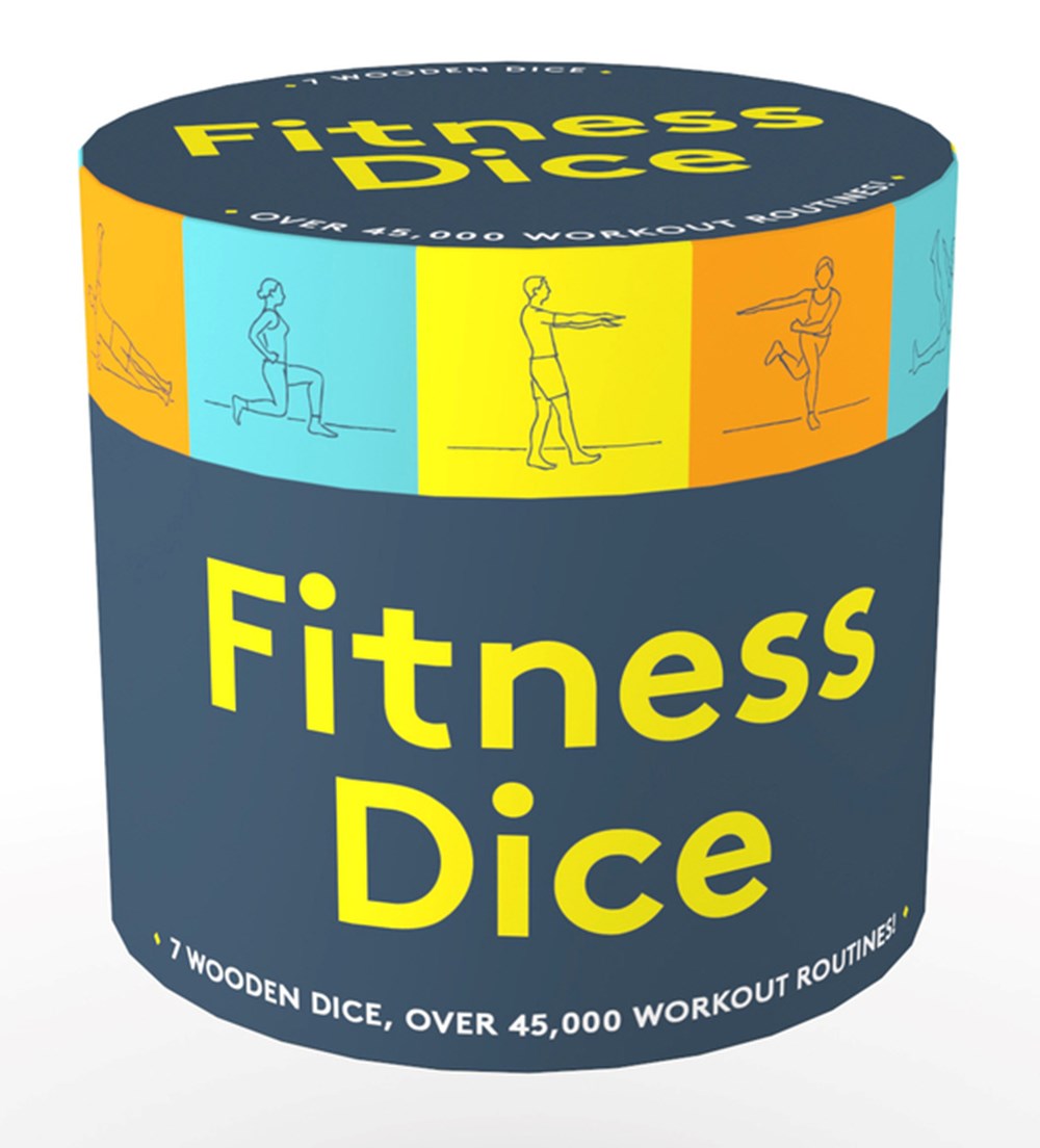 Fitness Dice: 7 Wooden Dice, Over 45,000 Workout Routines! [With Book(s)]
