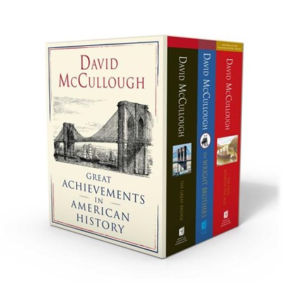  David McCullough: Great Achievements in American History: The Great Bridge, the Path Between the Seas, and the Wright Brothers (Boxed Set)