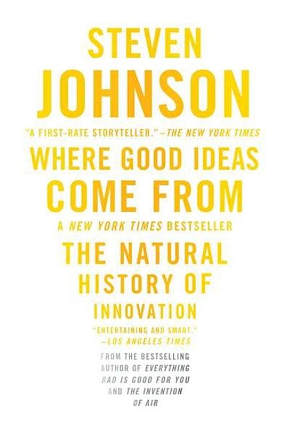 Where Good Ideas Come from The Natural History of Innovation
