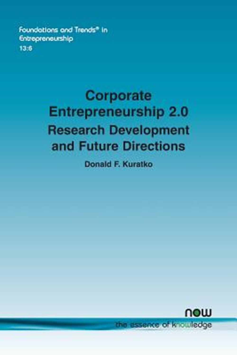 Corporate Entrepreneurship 2.0 Research Development and Future Directions