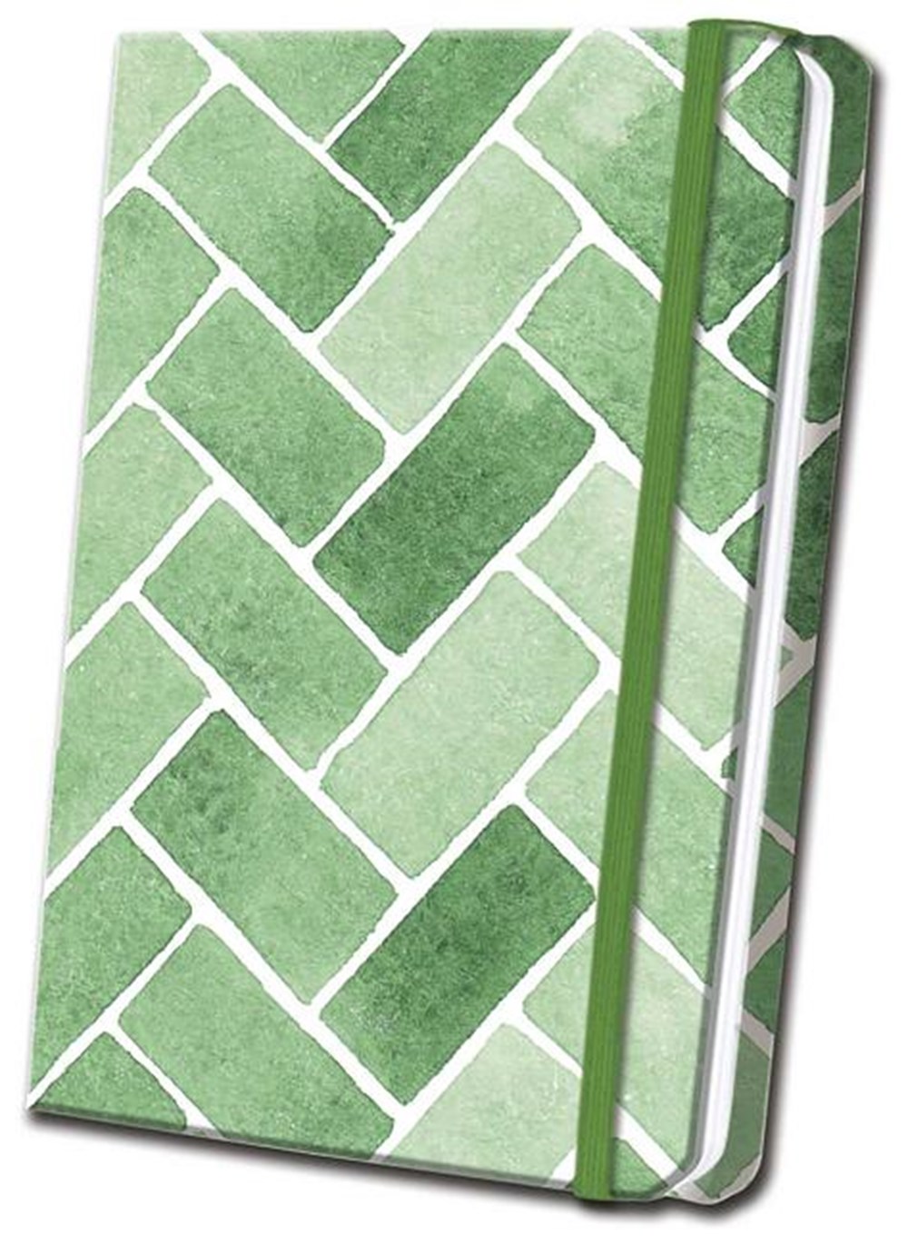 Green Tile Linen Journal