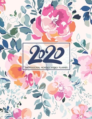 2020 Professional Monthly Weekly Planner: Daily monthly weekly day 2020 with agenda Standard Calendar / Business Calender Year 2020 / Professional Org