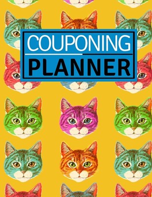 Couponing Planner: Couponing Book Organizer w/ Cute Adorable Blue Whale Fish in White Cover Gift