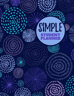Simple Student Planner and Workbook to Track Assignments, Classes and Grades: Academic Organizer for Elementary, Middle & High School, Gift Diary for