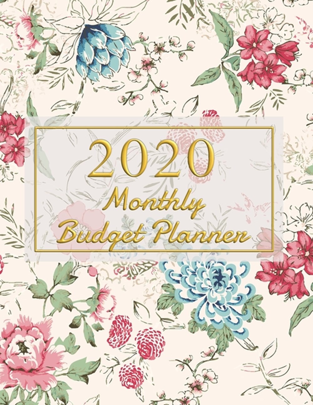 2020 Monthly Budget Planner Expense Finance Budget book By A Year Monthly Weekly & Daily calendar Bi