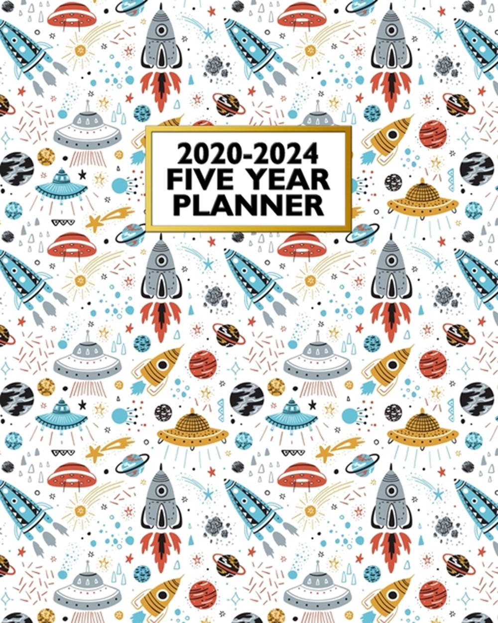 2020-2024 Five Year Planner Gorgeous Coastal Lighthouse - 60 Month Calendar and Log Book - Business 