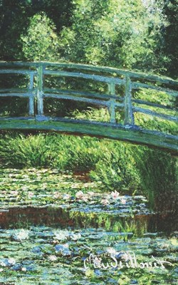 Claude Monet: 5 x 8 Journal - Japanese Footbridge and the Water Lily Pool