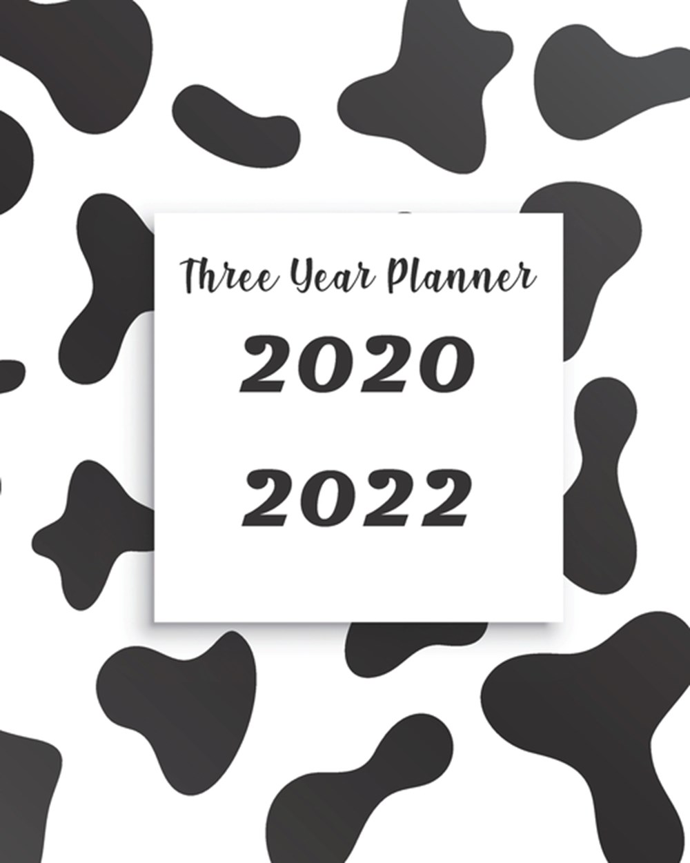 2020-2022 Three Year Planner Unicorn Sleep, Monthly Schedule Organizer For Large 3 Year Agenda Plann