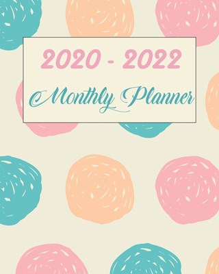 2020-2022 Monthly Planner: Lovely Cat and Bloom, Monthly Schedule Organizer For Large 3 Year Agenda Planner With Inspirational Quotes And Holiday