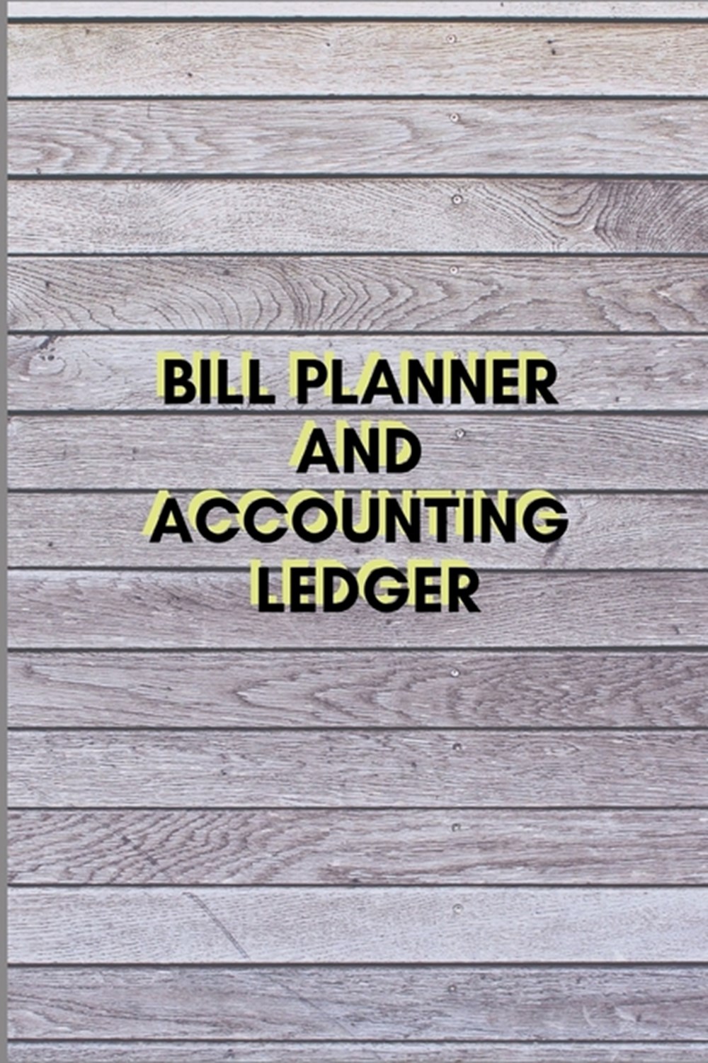 Bill Planner and Accounting Ledger Simple Balance sheet or Cash Book Accounts Bookkeeping Journal fo