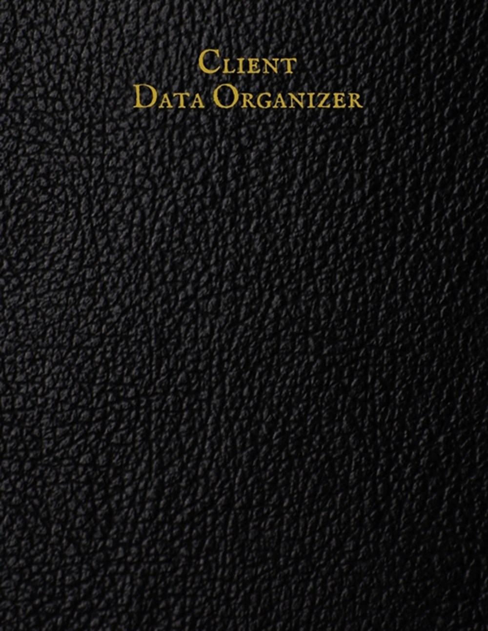 Client Data Organizer A-Z Alphabetical Client Data Organizer Record Log Book- Customer Appointment I