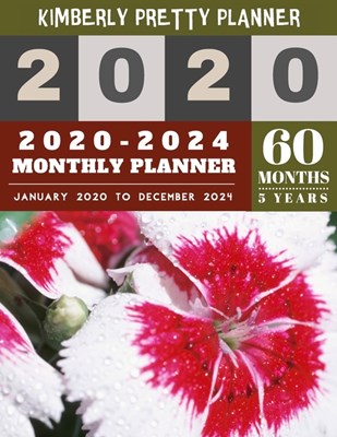 5 year planner 2020-2024: five year planner 2020-2024 for planning short term to long term goals - easy to use and overview your plan - Hibiscus