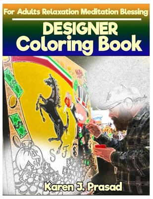 DESIGNER Coloring book for Adults Relaxation Meditation Blessing: Sketch coloringbook Grayscale Pictures