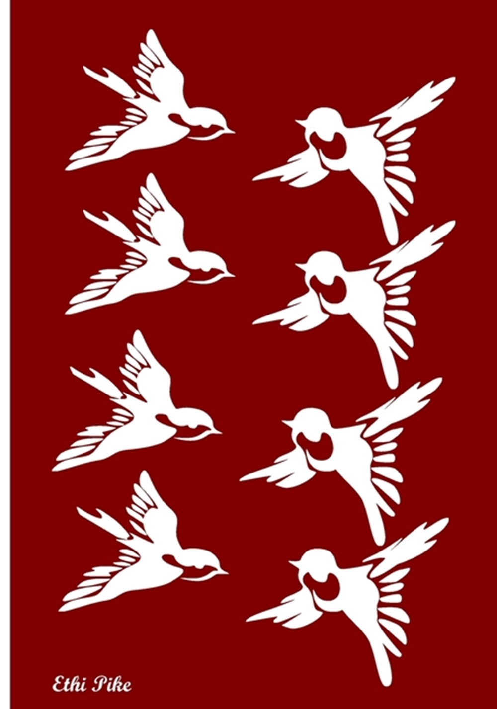 Ethi Pike Birds' Dance (Red)