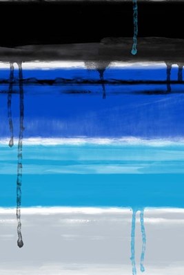 Dripping Blue Paint Journal: Dripping Blue Paint