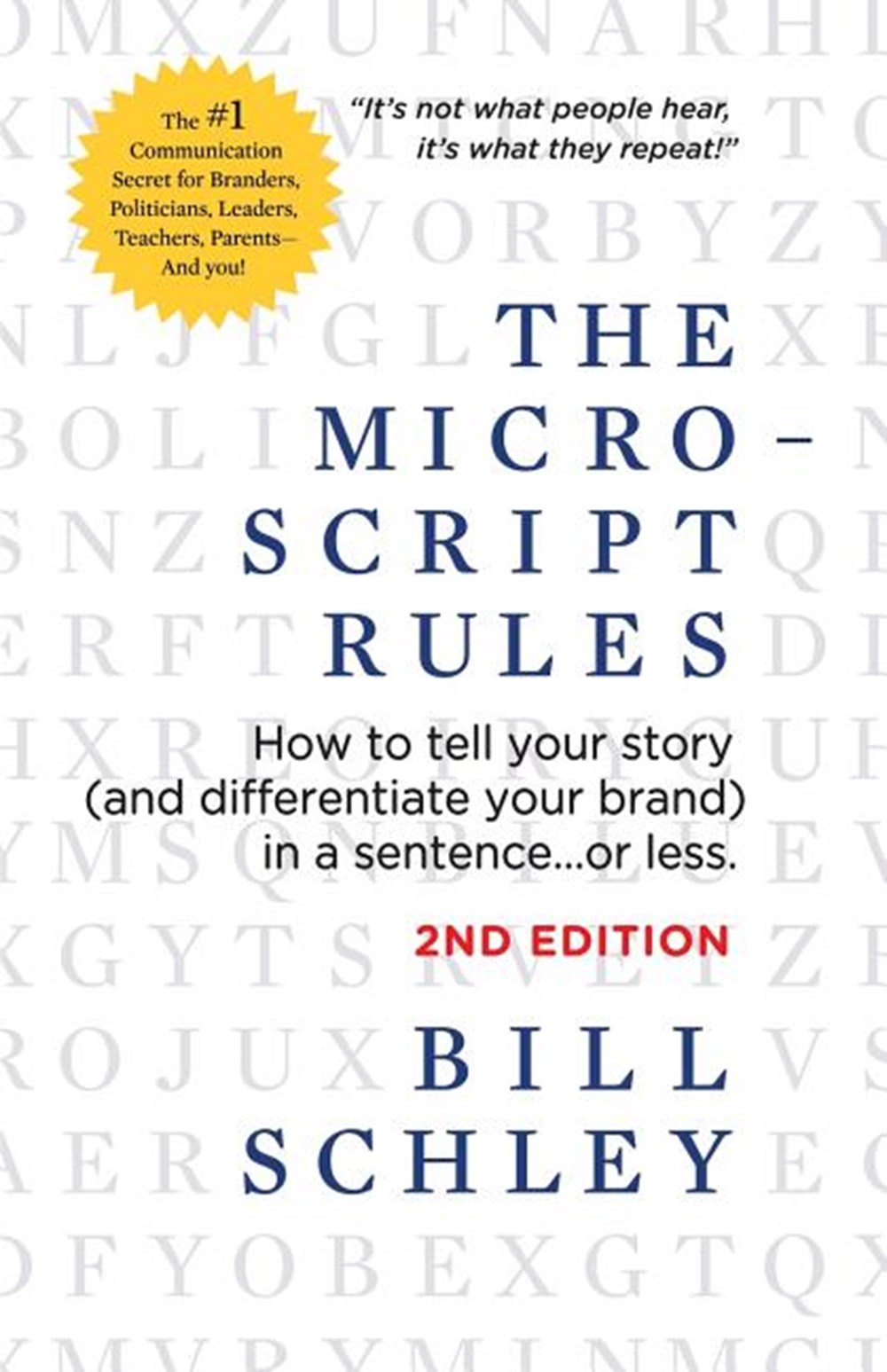 Micro-Script Rules: How to tell your story (and differentiate your brand) in a sentence...or less.