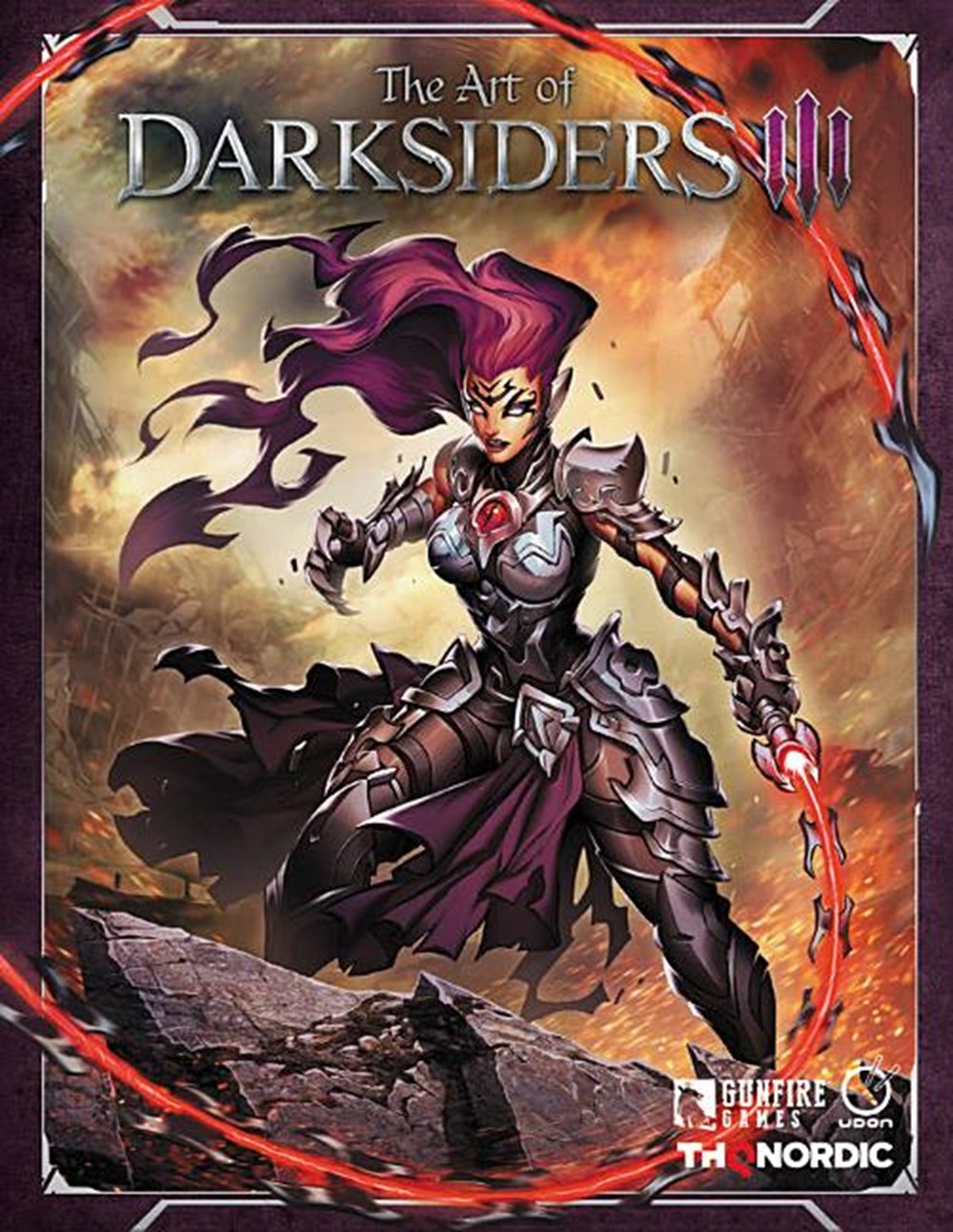 The Art of Darksiders III in Hardcover by Thq Thq