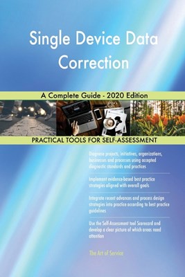 Single Device Data Correction A Complete Guide - 2020 Edition