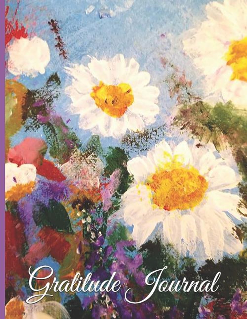 Gratitude Journal 8.5 X 11 with with 100 Lightly Lined Pages, Beautiful Cover, for Positive Energy a