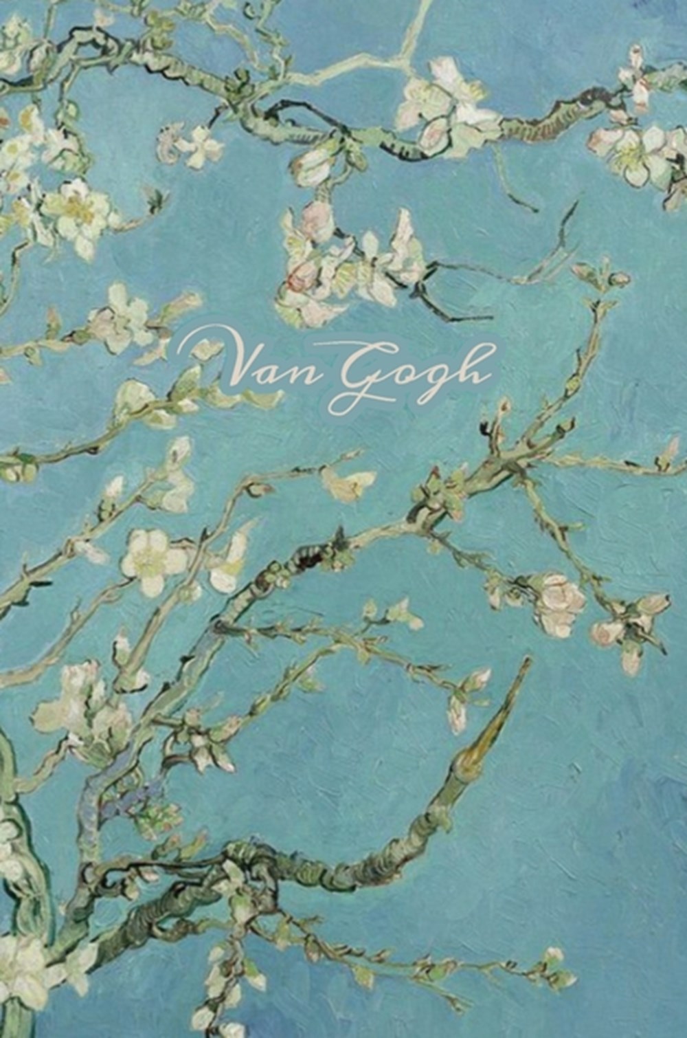 Van Gogh: Almond Blossoms, Hardcover Journal Writing Notebook Diary with Dotted Grid, Lined, & Blank