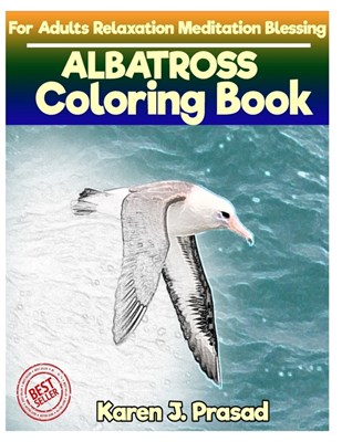 ALBATROSS Coloring book for Adults Relaxation Meditation Blessing: Sketch coloring book Gray scale Pictures