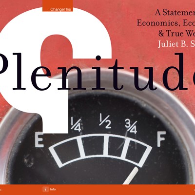 Plenitude: A Statement On Economics, Ecology & True Wealth